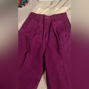 Classic Vintage 80s eggplant 🍆 purple wrangler straight legged jeans! 👖! EUC